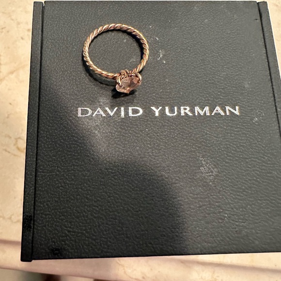 David Yurman morganite and rose gold. Retails for 1300 - Picture 3 of 3